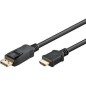 Goobay DisplayPort til HDMI Adapter 4K 60Hz 2 m Sort Goobay DisplayPort til HDMI Adapter 4K 60Hz 2 m Sort