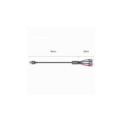 Baseus 4-in-1 USB kabel Lightning, Micro-USB - 1,2 m