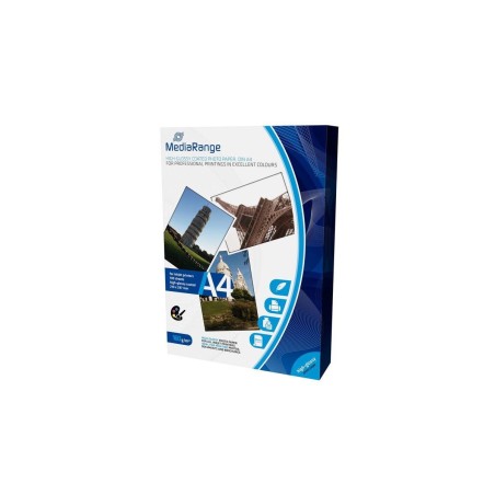 MediaRange Fotopapir A4 210 x 297 mm - 100 ark MRINK105 | Professionel kvalitet til imponerende billeder!