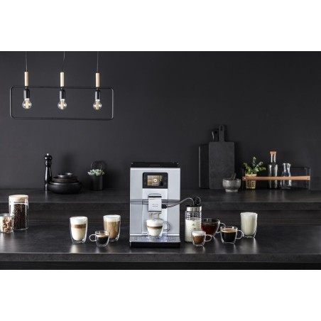 Krups Intuition Preference EA875E10 Automatisk Kaffemaskine i Krom - Nyd Perfekt Kaffe Op Til Hver Eneste Kop!