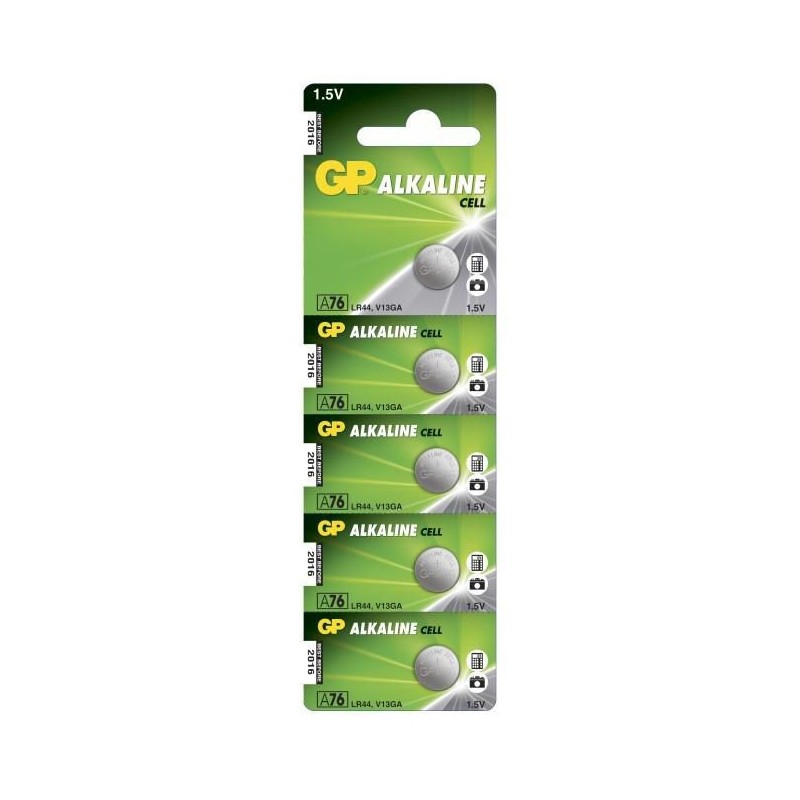 GP ALKALINE BUTTON CELL LR44