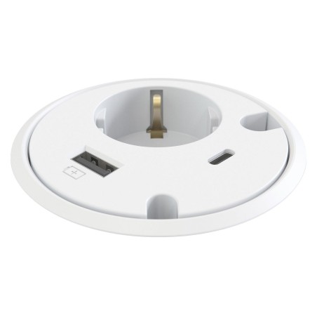 Kondator Powerdot 1xUSB og 1xUSB-C - Kraftfuld og Elegant Tilslutning, Varenr: 935-PD16W