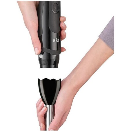 Braun MultiQuick 5 MQ 5237 BK Nedsænkningsblender - 1000 W, Sort | Effektiv Og Elegant Køkkenhjælp til Lækre Opskrifter