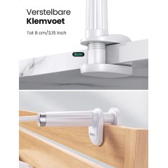 Ugreen 30488 Aktiv Holder til Smartphone - Elegant Hvid Mobiltelefon Holder til Optimal Funktionalitet
