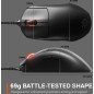 SteelSeries Pro Series PRIME Optisk Kabling Sort