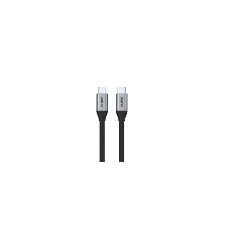 Unitek USB 3.1 Thunderbolt 3 USB Type-C Kabel 1m - Højkvalitets Sort Kabel til Hurtig Dataoverførsel - Varenr. 4894160044822