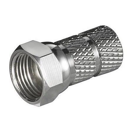Goobay Koaxial RF-konnektor - Kvalitetsforbindelse til Dit TV-Setup | Varenummer: 4040849518638