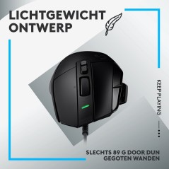 Køb Logitech G G502 X Optisk Kabling Sort - Ultimativ Gaming Mus til Præcision og Komfort