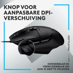 Køb Logitech G G502 X Optisk Kabling Sort - Ultimativ Gaming Mus til Præcision og Komfort
