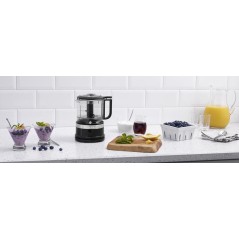 KitchenAid 5KFC3516EOB Mini Køkkenmaskine 0,83 liter - Sort Onyx | Effektiv, kompakt og stilfuld køkkenhjælp til dine madlavning