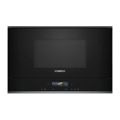 Siemens iQ700 Mikroovn til indbygning - 900W, 21L, Stål - Effektiv og Stilfuld Madlavning!