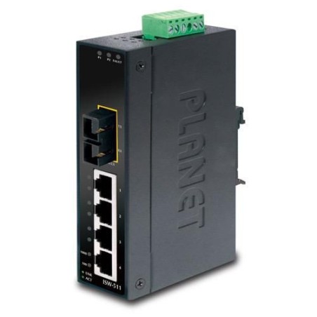 Planet IP30 Slim Type 4-P Industrial - Effektiv og Pladsbesparende Netværksløsning ISW-511