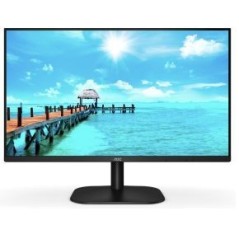 AOC B2 27B2HEU 27" Fuld HD LED Display - 1920 x 1080 Pixel - Slank og Elegant Sort Skærm