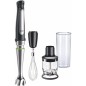 Braun MQ 7025X 0,6 L Nedsænkning blender 1000 W Sort, Rustfrit stål