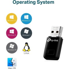 TP-Link WL-USB TL-WN823N 300MBit Mini - Hurtig og Stabil Trådløs Forbindelse!