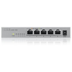 Zyxel MG-105 Unmanaged Switch - 5x 25 Gbps Ethernet | Hurtig og Effektiv Netværksløsning!