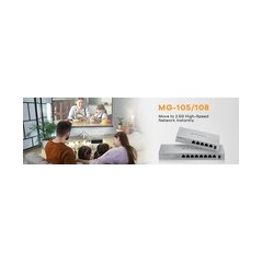 Zyxel MG-105 Unmanaged Switch - 5x 25 Gbps Ethernet | Hurtig og Effektiv Netværksløsning!