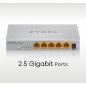 Zyxel MG-105 Unmanaged Switch 5x 25 Gbits Ethernet