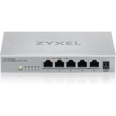 Zyxel MG-105 Unmanaged Switch - 5x 25 Gbps Ethernet | Hurtig og Effektiv Netværksløsning!