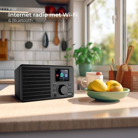 DENVER IR-122 DAB Radio - Sort | Kvalitet, Design og Fantastisk Lydoplevelse!