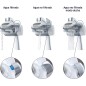 Brita 1.2023.0413 vandfilter Vandhane til vandfilter 600 L Sølv, Hvid