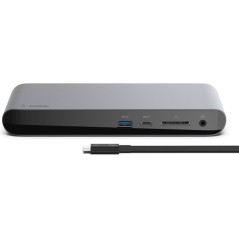 Belkin Thunderbolt 3 Dock Pro Dockingstation - Effektiv, Hurtig og Multifunktionel Løsning til Dine Enheder | Varenummer: 074588