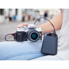 Olympus OM-D E-M10 Mark IV - 20,3 Megapixel Sølv Digitalkamera - Professionel Kvalitet og Fantastiske Billeder!