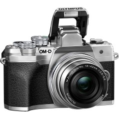 Olympus OM-D E-M10 Mark IV - 20,3 Megapixel Sølv Digitalkamera - Professionel Kvalitet og Fantastiske Billeder!