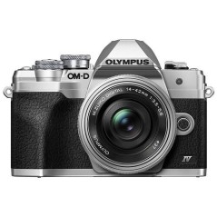 Olympus OM-D E-M10 Mark IV - 20,3 Megapixel Sølv Digitalkamera - Professionel Kvalitet og Fantastiske Billeder!