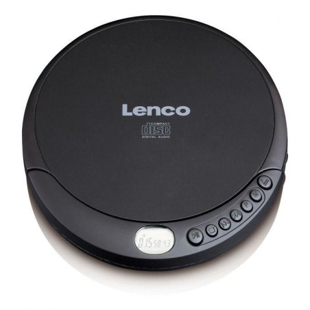 Lenco CD-010 Portable CD Player - Nyd Musik På Farten Med Stil og Kvalitet!