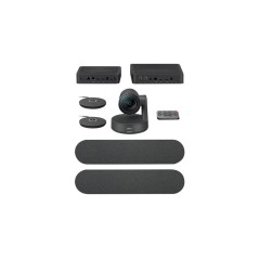 Logitech Rally Plus Videokonferencepakke Mikrofon - Professionel Lydkvalitet til Sammenkobling og Klar Kommuniktion!