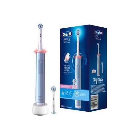 Oral-B Pro 3 3000 Sensitive Clean - Effektiv elektrisk tandbørste til skånsom og grundig rengøring | Varenr. 8006540759813
