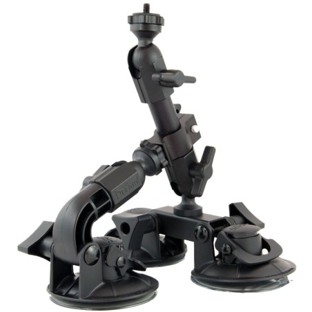 Køb Delkin Devices Fat Gecko Suction Cup 3-Arm - Fleksibel og Stabil Montering til Dit Kamera!