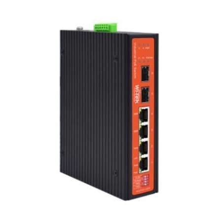 "Wi-Tek 4GE2SFP FIBER UPLINK - Hurtig og Pålidelig Forbindelse | WI-PS306GF-I V2"