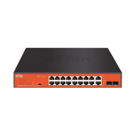 Køb Wi-Tek 16GE POE 2 COMBO SFP FULL - Kraftfuld netværksløsning med høj ydeevne! Varenr: WI-PS318GFH