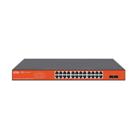 Wi-Tek 24101001000Mbps RJ45 Ports - Hurtig og Pålidelig Netværksløsning til Professionelt Brug