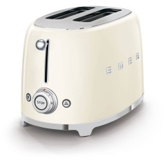 Smeg 50s Style TSF01CREU Brødrister - Elegant Retro Design med Avanceret Funktionalitet