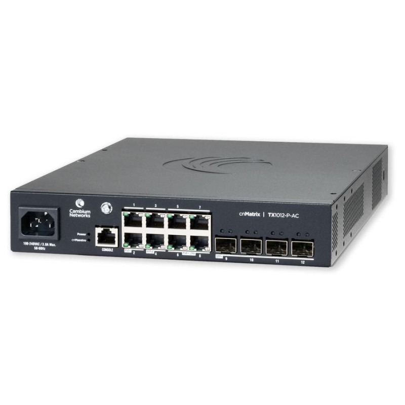 Cambium Networks cnMatrix Switch TX1012-P-AC Cambium Networks cnMatrix Switch TX1012-P-AC