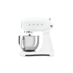 Smeg 50s Style SMF03WHEU Mixer - Vippefunktion i Hvid - Elegant og Effektiv Køkkenhjælper
