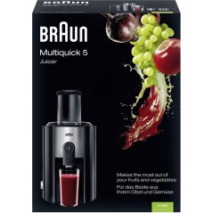 Braun IdentityCollection Saftpresser 2L - Premium Saftpresser i Stål til Perfekte Friskpressede Juice - Varenr. 4210201045205