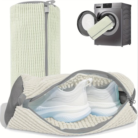 Shoe bag for washing machine (Beige)