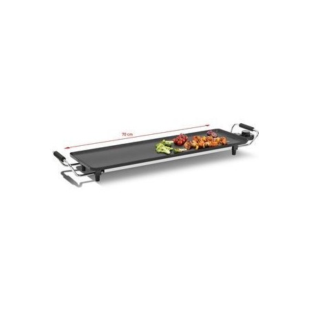 Fritel TY 1689 Teppanyaki Kogeplade 1800 W - Effektiv og Elegant Aluminium Bordplade til Uforglemmelige Madoplevelser!