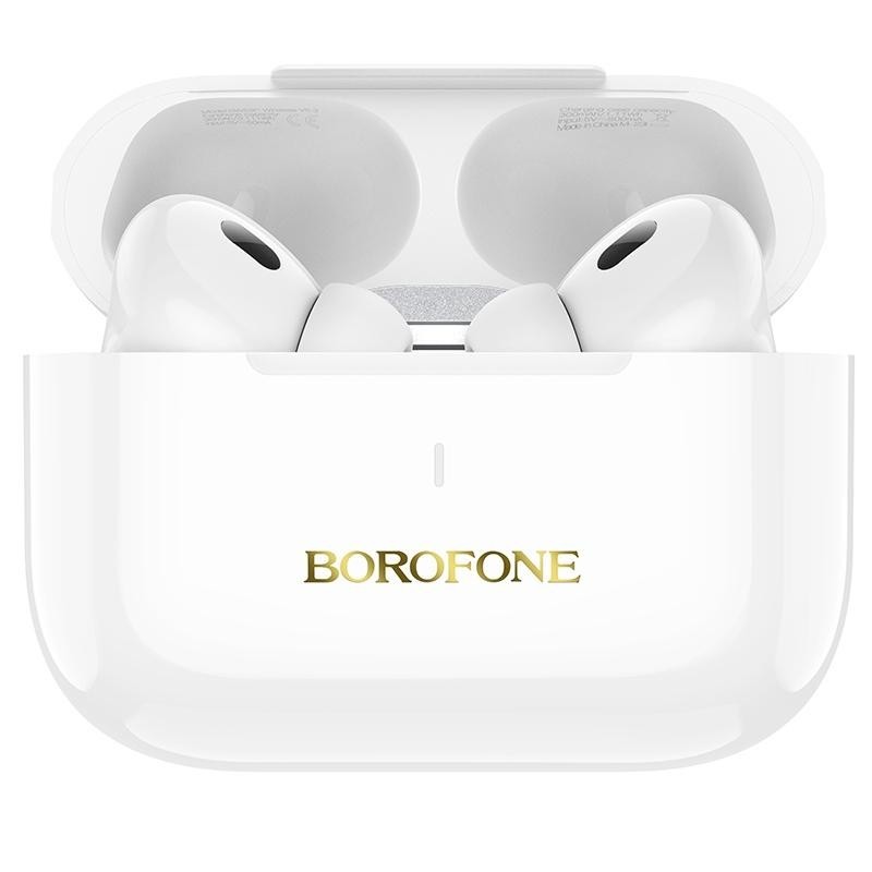 BOROFONE BW59 Plus Trådløse Bluetooth Øretelefoner med ANC – Hvid BOROFONE BW59 Plus Trådløse Bluetooth Øretelefoner med ANC – Hvid