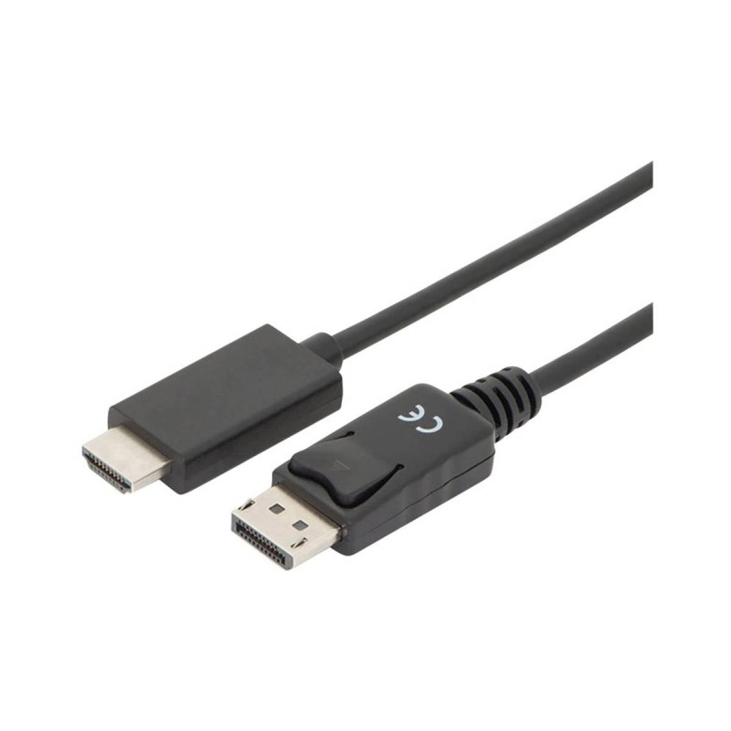 ASSMANN Video/audiokabel DisplayPort / HDMI 3m Sort ASSMANN Video/audiokabel DisplayPort / HDMI 3m Sort