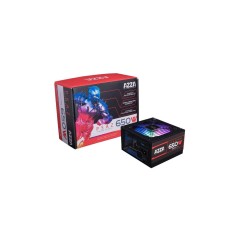 AZZA PSAZ-650W ARGB Strømforsyning 650 Watt - Effektiv, Stilet og Pålidelig Kraft til Dit PC Setup!