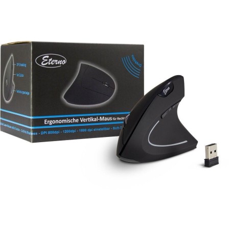 Inter-Tech Km-206R Mus Ambidextrous RF - Ergonomisk, Præcis & Stilfuld!