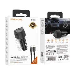 USB-C Car Bundle – Fast Charger & Phone Holder
