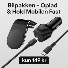 USB-C Car Bundle – Charger & Phone Mount | Ultrashop