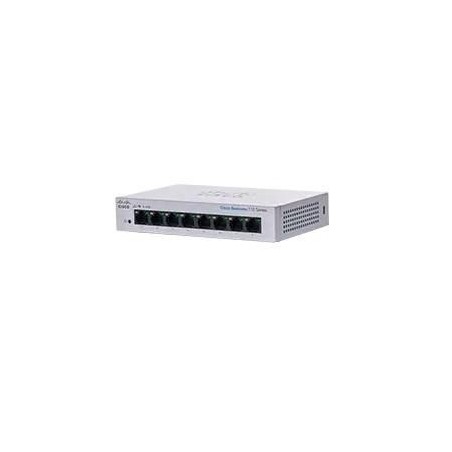 Cisco CBS110 Unmanaged L2 Gigabit Switch - Effektiv Netværksløsning til Dit Hjem og Kontor | Varenummer: CBS110-8T-D-EU