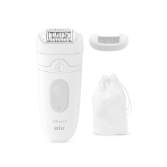 "Braun Silk-pil 5 5-011 White - Effortless Hair Removal for Silky Smooth Skin"
